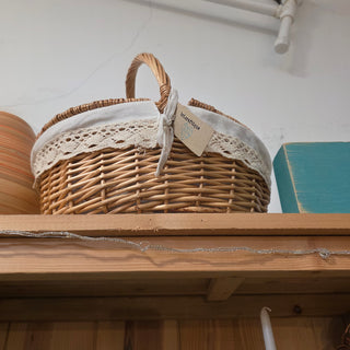 Dual Sided Picnic Basket w/ Lining