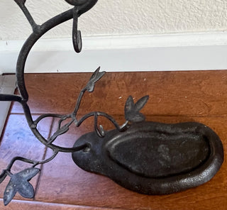 BEAUTIFUL HEAVY IRON TREE JEWELRY HOLDER 16.5"T (KJS) RCD|87777