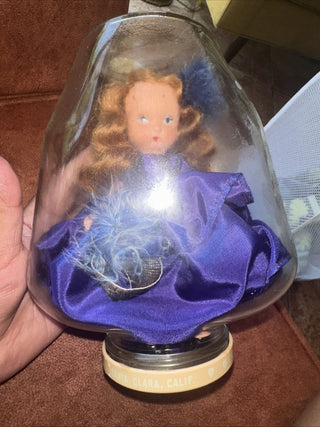 Dolls with a story dolls in jar Red head Dollcraft Santa Clara,CA #62 VV MTS|75504