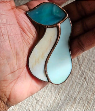 30% OFF - Stained Glass Art - Pear Decor