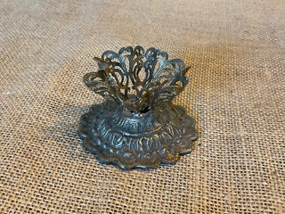 Vintage Brass Filigree candleholder MTS|106600