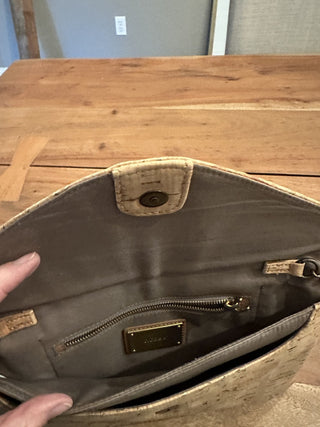 J Crew Cork Handbag w/Chain Handle