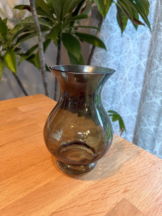 Smoky Glass Vase