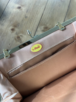 Gold Lamé Purse 1960s|63535