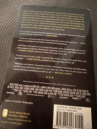 Book: When the game stands tall MTS|88397