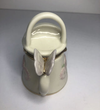 Lenox Sunshine and Sprinkles Trinket Box Treasure Watering Can 24K Gold Accents #62 VV MTS|131638
