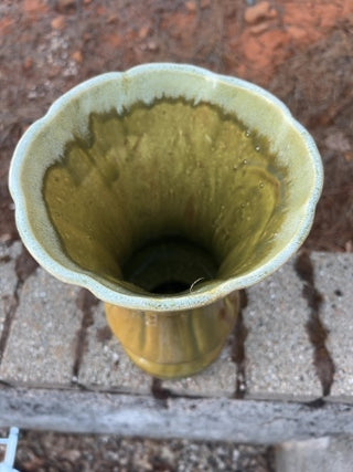 JP 12” vintage mid-century pottery vase