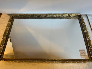 #242 Brass Vintage Vanity Mirror