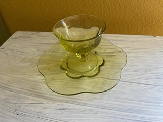 #24 Citron Sherbet & Saucer - 6-Set