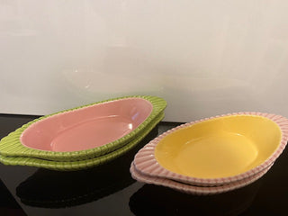 #27 Banana Split Dish Set of 4