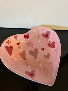 #2926 Valentine Plate - Pink
