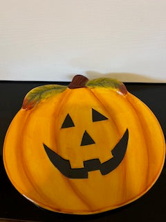#2929 Jack O-Lantern Plate