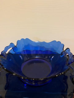 #2942 Depression Glass Bowl & Tray Set  RSV