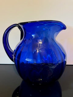 #2956 Cobalt Blue Glass Pitcher