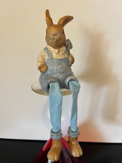 #2972 Shelf Sitter Bunny with Shovel