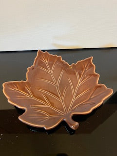 #2998 Brown Leaf Dish
