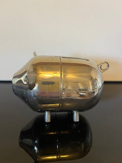 #3012 Silver Piggy Bank