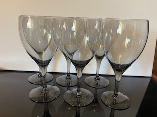 #3092 Smoky Amethyst Stemware 6-Set