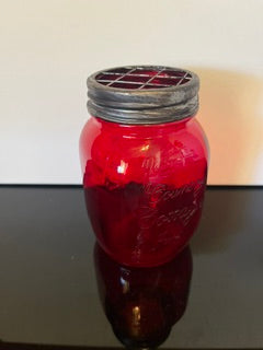 #3116 Farmhouse Glass Vase Jar