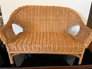 #3117 Wicker Doll Sofa