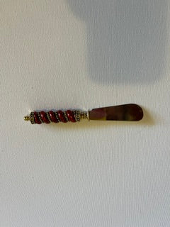 #3119 Red with Gold Bead Party Spreader
