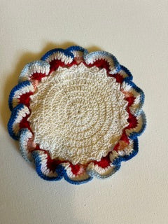 #3123 Patriotic Coaster Doily