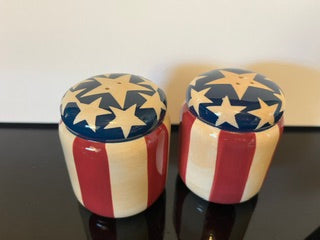 #3126 Patriotic Salt & Pepper Set