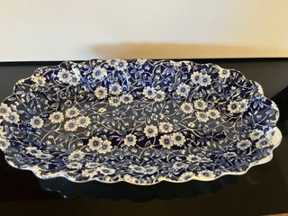 #3132 Calico Staffordshire Oval Dish