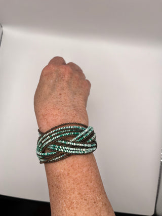#3191 Bohemian Style Seed Bead Cuff Bracelet