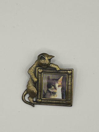 #3197 Jonette Jewelry Cat Frame Pin