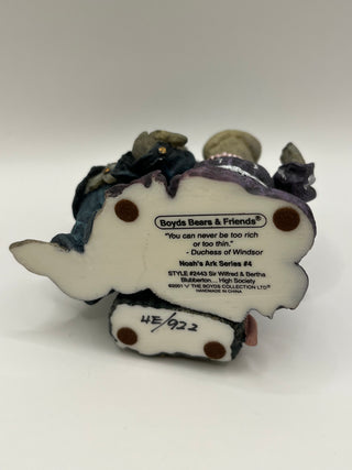 #3202 Boyds Bears  Wilfred & Bertha