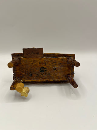 #3208  Boyds Bears Noah's Genius at Work Table