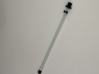 #3221 Top Hat & Bow Tie Glass Stir Stick