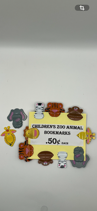 #3233 Children's Zoo Animal Bookmarks