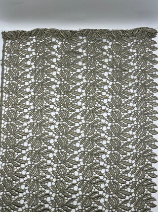 #3274 Khaki Lace Table Runner