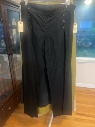 vtg linen sailor pants
