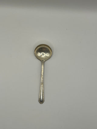 #3302 Silver-Plated Vintage Round Bowl Spoon