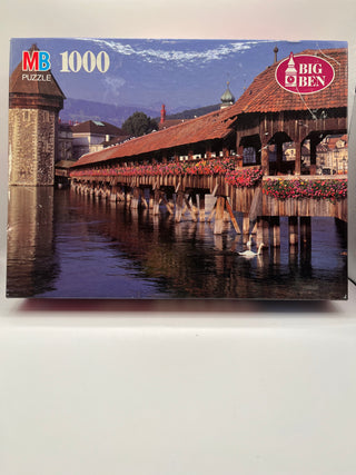 #3305 Puzzle 1000 piece Wood Bridge