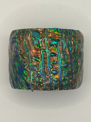 #3322 Iridescent Open Cuff Bracelet