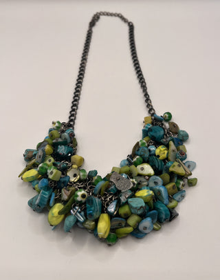 #3378 Vintage Coldwater Creek Cluster Necklace