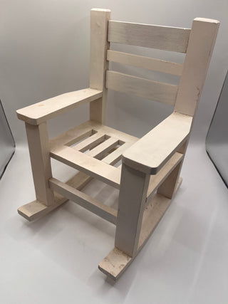 #3406 Rustic Doll Rocking Chair