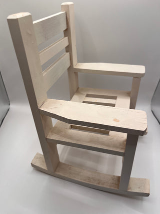 #3406 Rustic Doll Rocking Chair