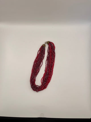 #3408 Multi-Strand Seed Bead Necklace