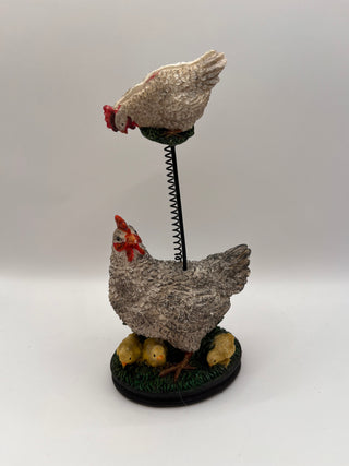 #3415 Vintage Chicken Photo Note Holder