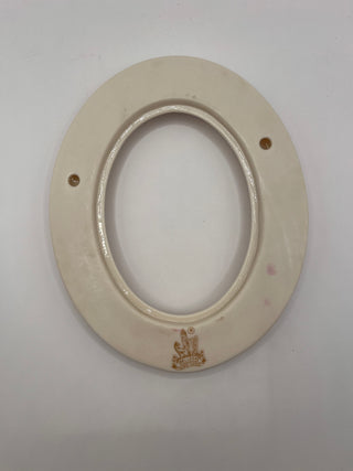 #3441 Belleek Porcelain Oval Picture Frame