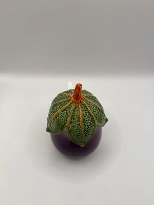 #3461 Eggplant Jam Jar with Spoon
