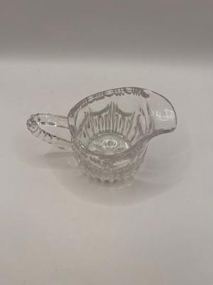 #3465 Pressed Glass Thumbprint Creamer