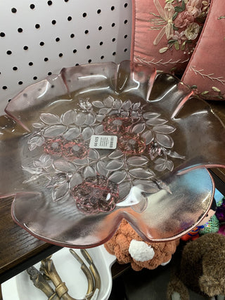 Mikasa Bella Rosa Walther Glas Serving Bowl/Platter