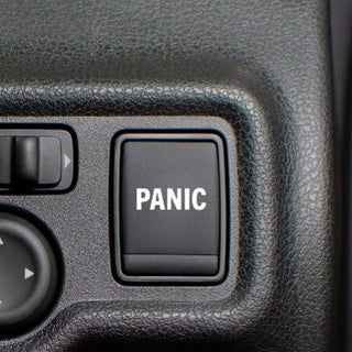 #3507 Blank Button Car Decal - Panic