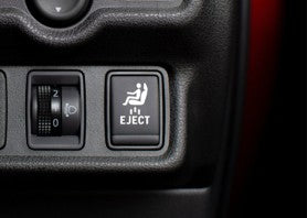 #3509 Blank Button Car Decal - Eject